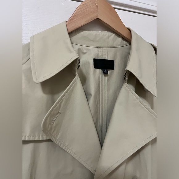 NWT NILI LOTAN Tanner Trench Coat in Eggshell Size Small - Picture 7 of 16
